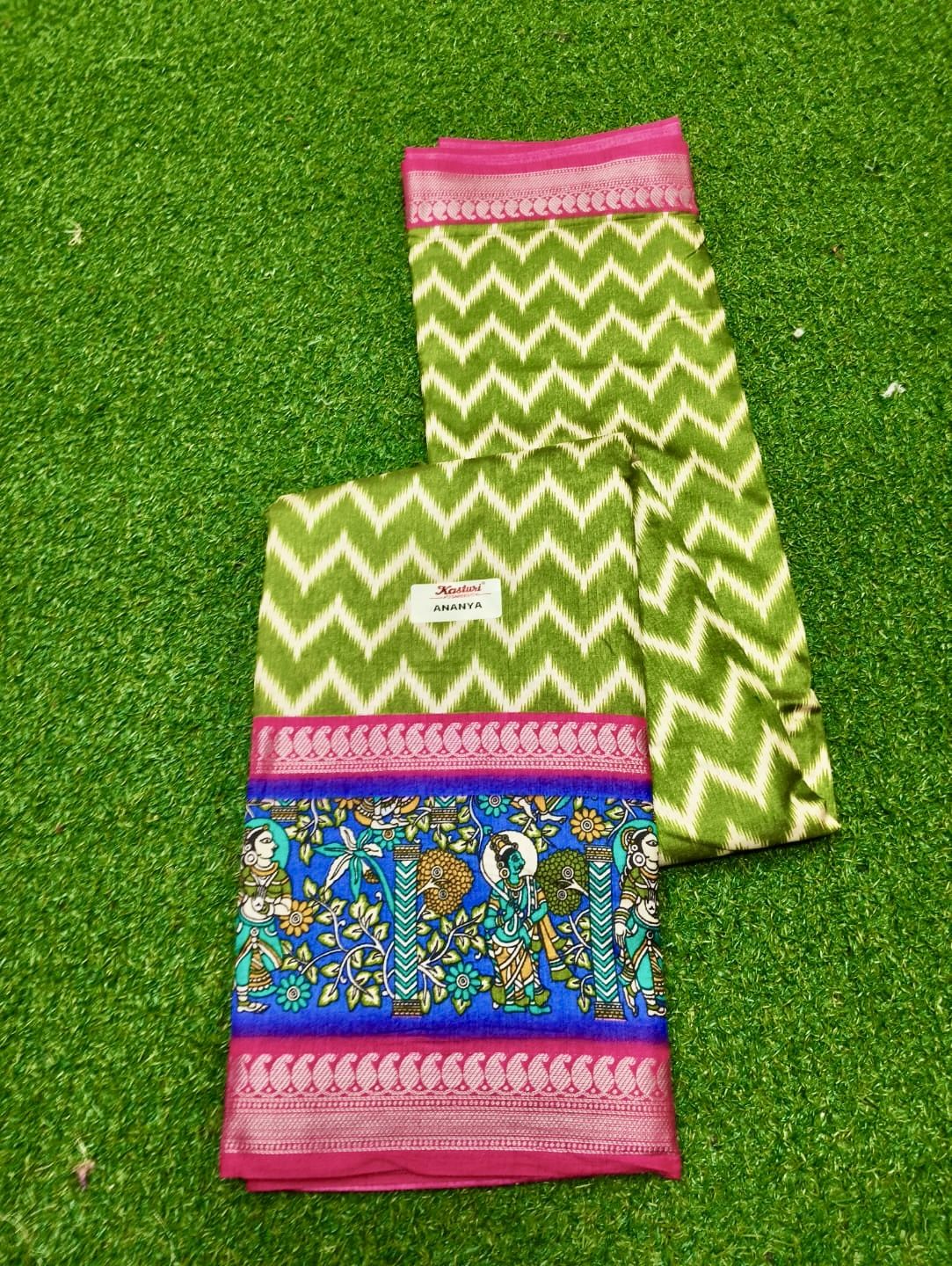 Diya sarees - Dola Silk Leriya Saree